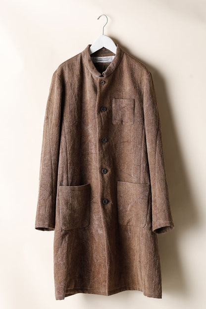 STAND CALLOR WORK COAT - CO31-HW22_Brown