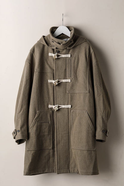 DUFFLE COAT - CO44-HW23_Khaki Beige