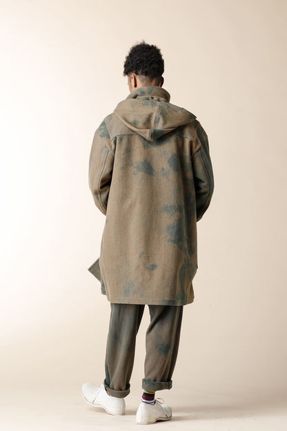 DUFFLE COAT - CO44-HW23 Khaki Green