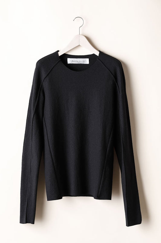 BASIC LONG SLEEVE T-SHIRTS - CT28-MJ17_Black