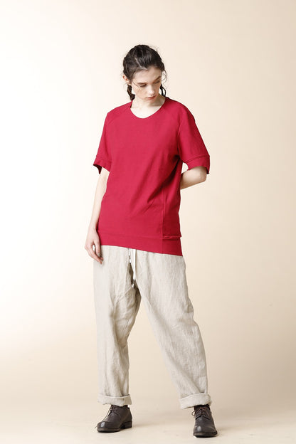 TUCK RAGLAN T-SHIRTS - CT61S-LJ41_cardinal red