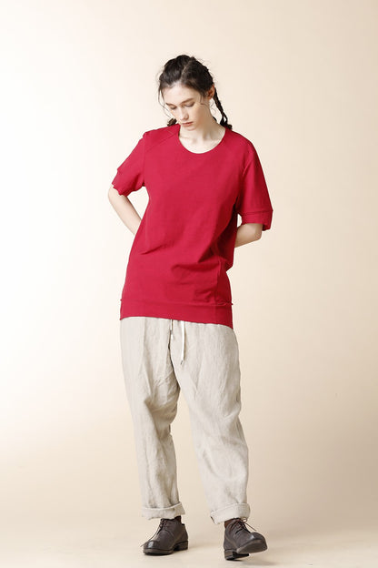 TUCK RAGLAN T-SHIRTS - CT61S-LJ41_cardinal red