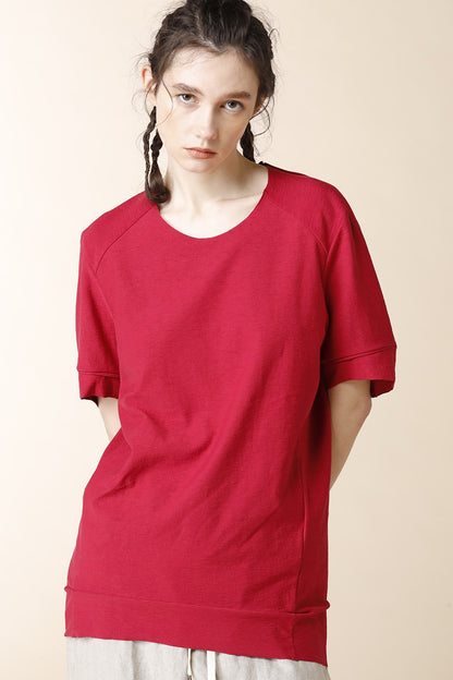 TUCK RAGLAN T-SHIRTS - CT61S-LJ41_cardinal red
