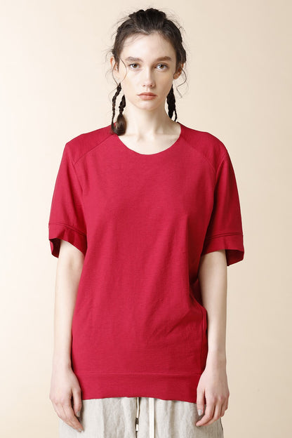TUCK RAGLAN T-SHIRTS - CT61S-LJ41_cardinal red