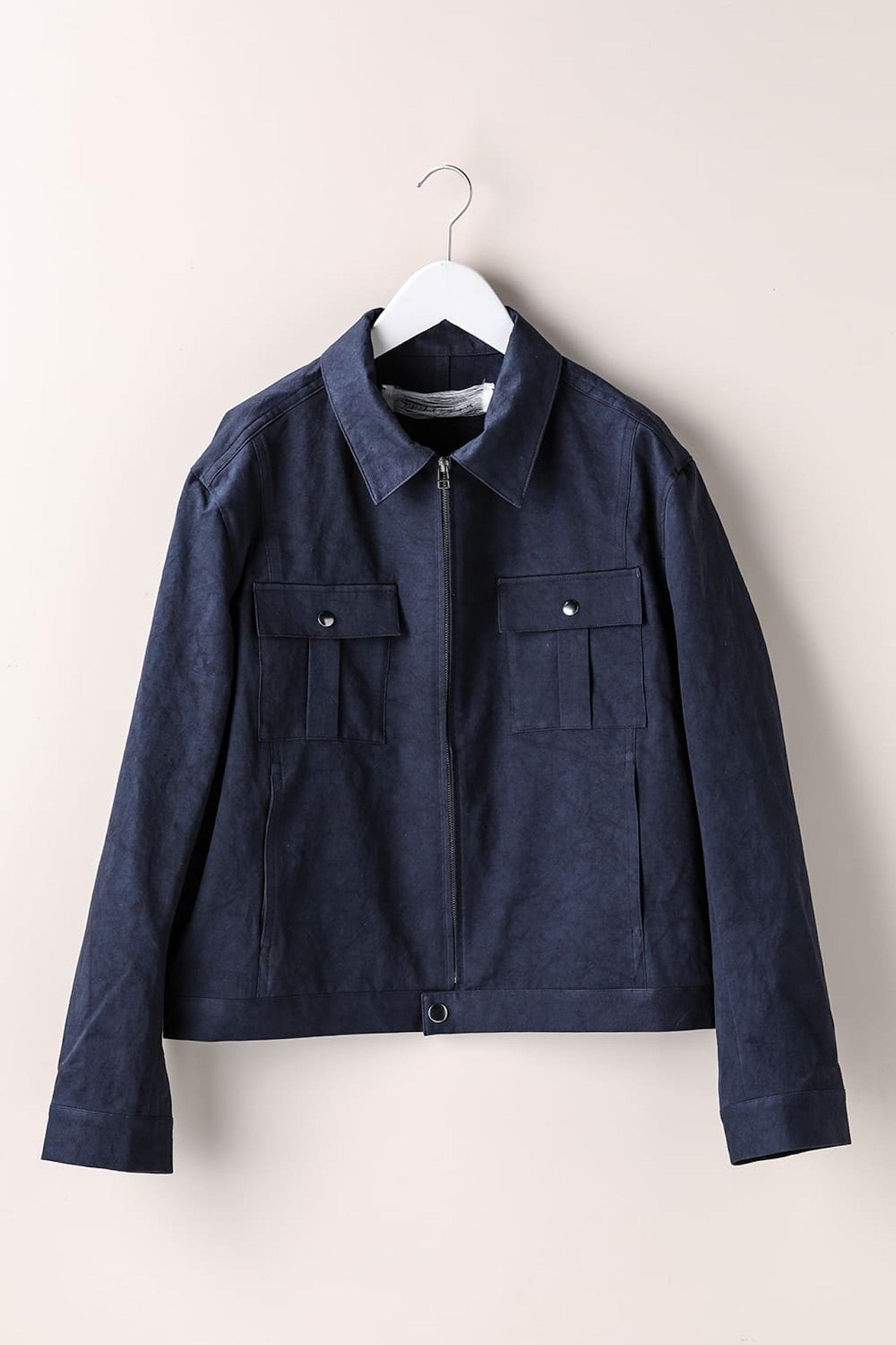 ZIP UP BLOUSON - JK54-MC11_navy black