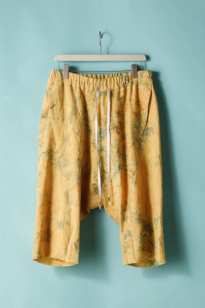 EASY SHORT PANTS - PA80-LI18_Mottled Orange