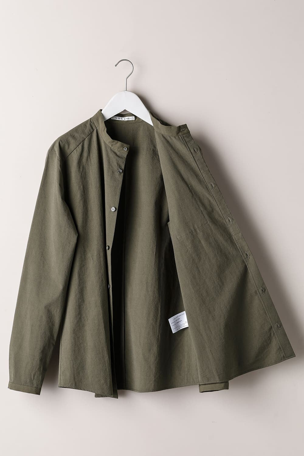 MAO COLLAR SHIRTS - SH51-LCW9_khaki green