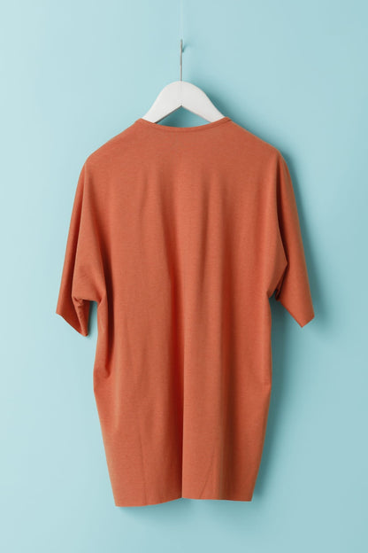 HENRY NECK T-SHIRT - CT68S-LJ43_Physalis Orange